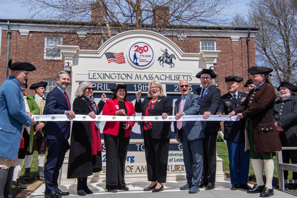 A group of Lexington leaders at the launch of the Countdown Calendar.
