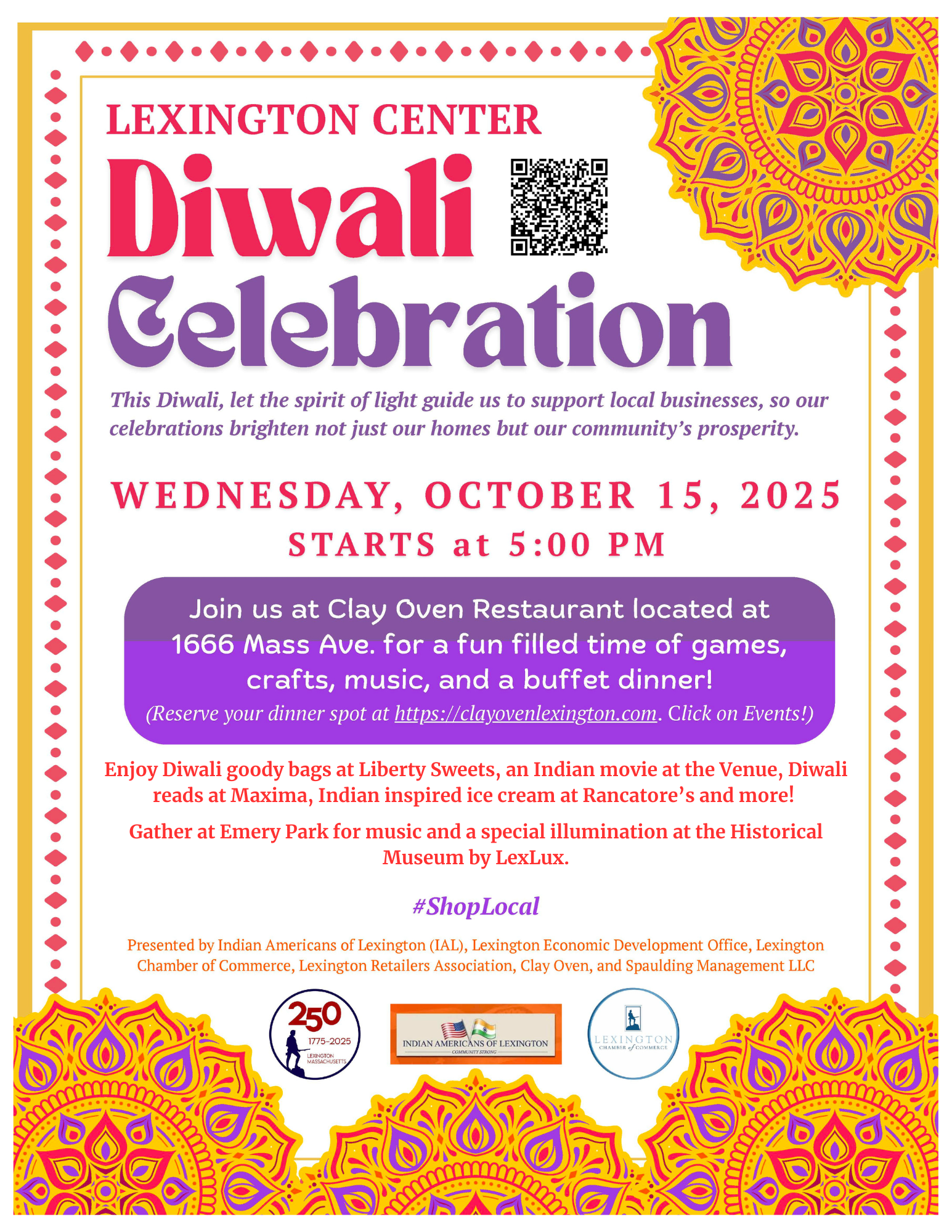 Diwali Celebration Poster