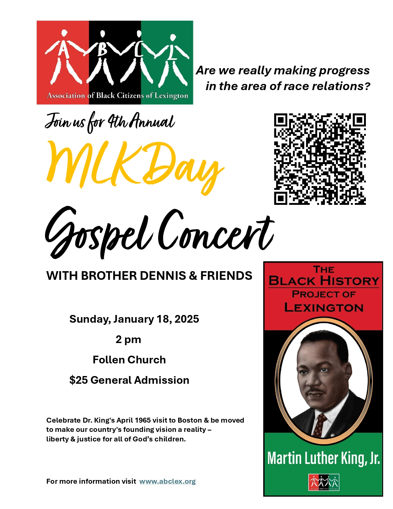 MLK Day Concert Graphic